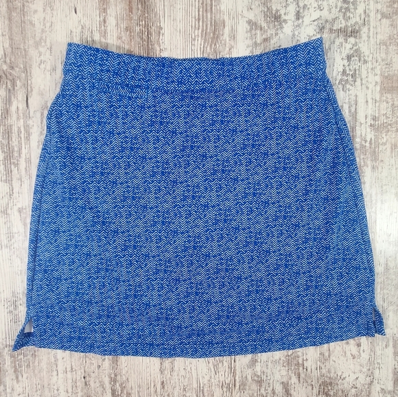 Peter Millar Pants - Women's Peter Millar Golf Skort Skirt blue white size XS Poly/Spandex EUC